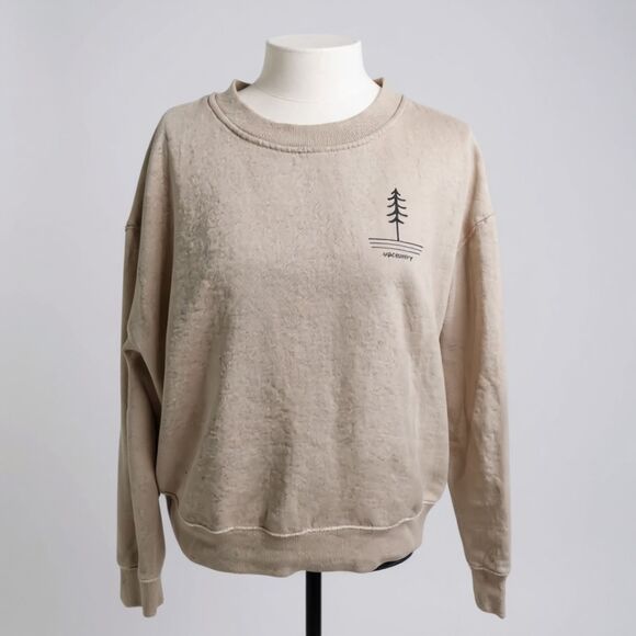 Swell Living Tops - 🤍 NWOT Swell Living Upcountry Crewneck • Beige/Bone • Cozy & Sustainable ✨
